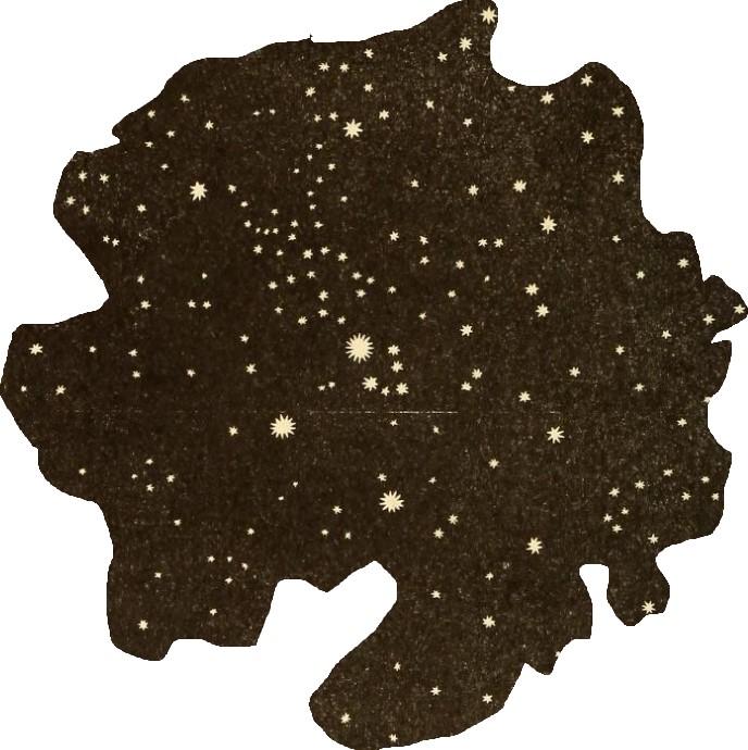 Print of star-like shapes