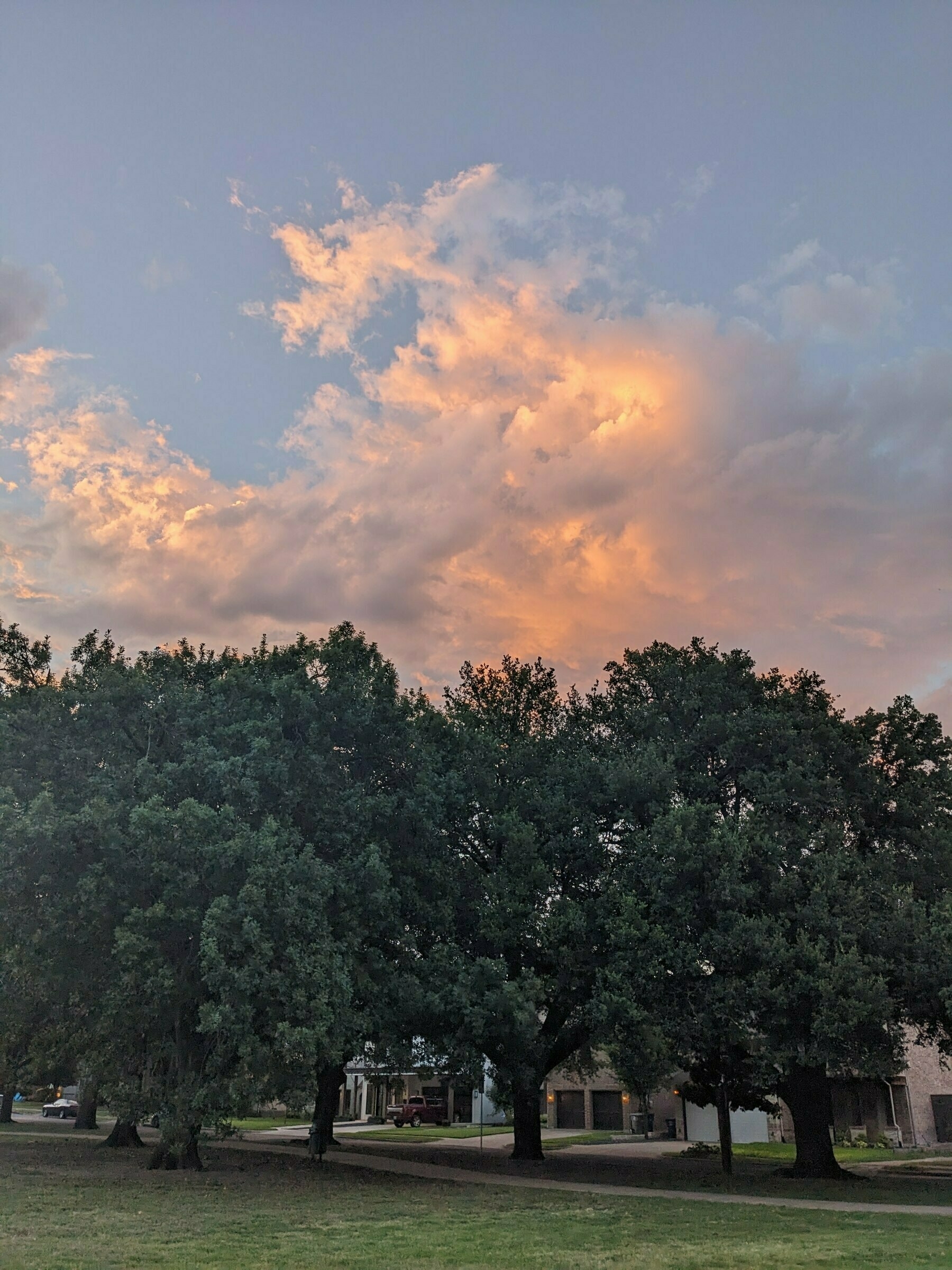 sunrise on clouds, Dallas TX USA