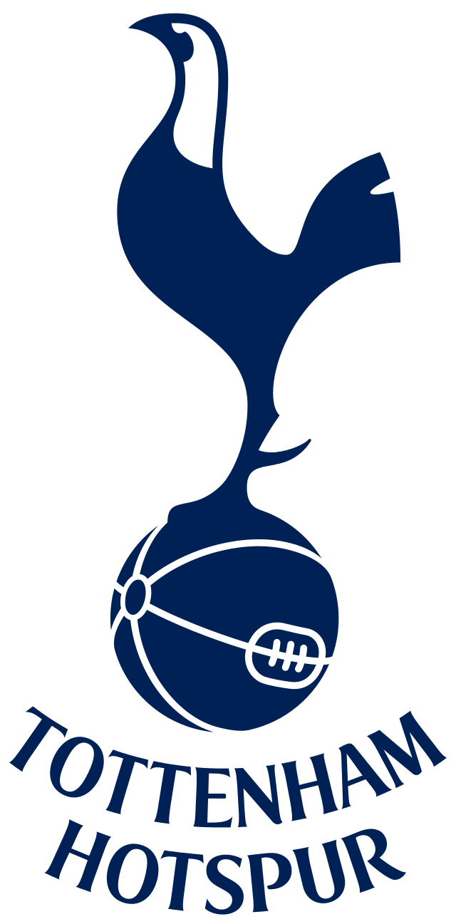 Cockerel on.a football: Logo of Tottenham Hotspur, English Premier League football (soccer) team